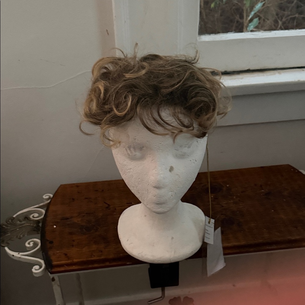 82 Curly Blonde topper  for Women display piece